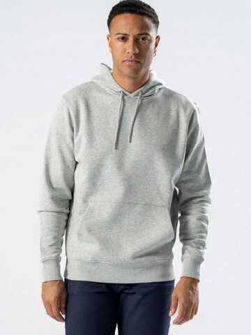 TEESHOPPEN Sweater ' Sweatshirt Hoodie ' in Grey: front