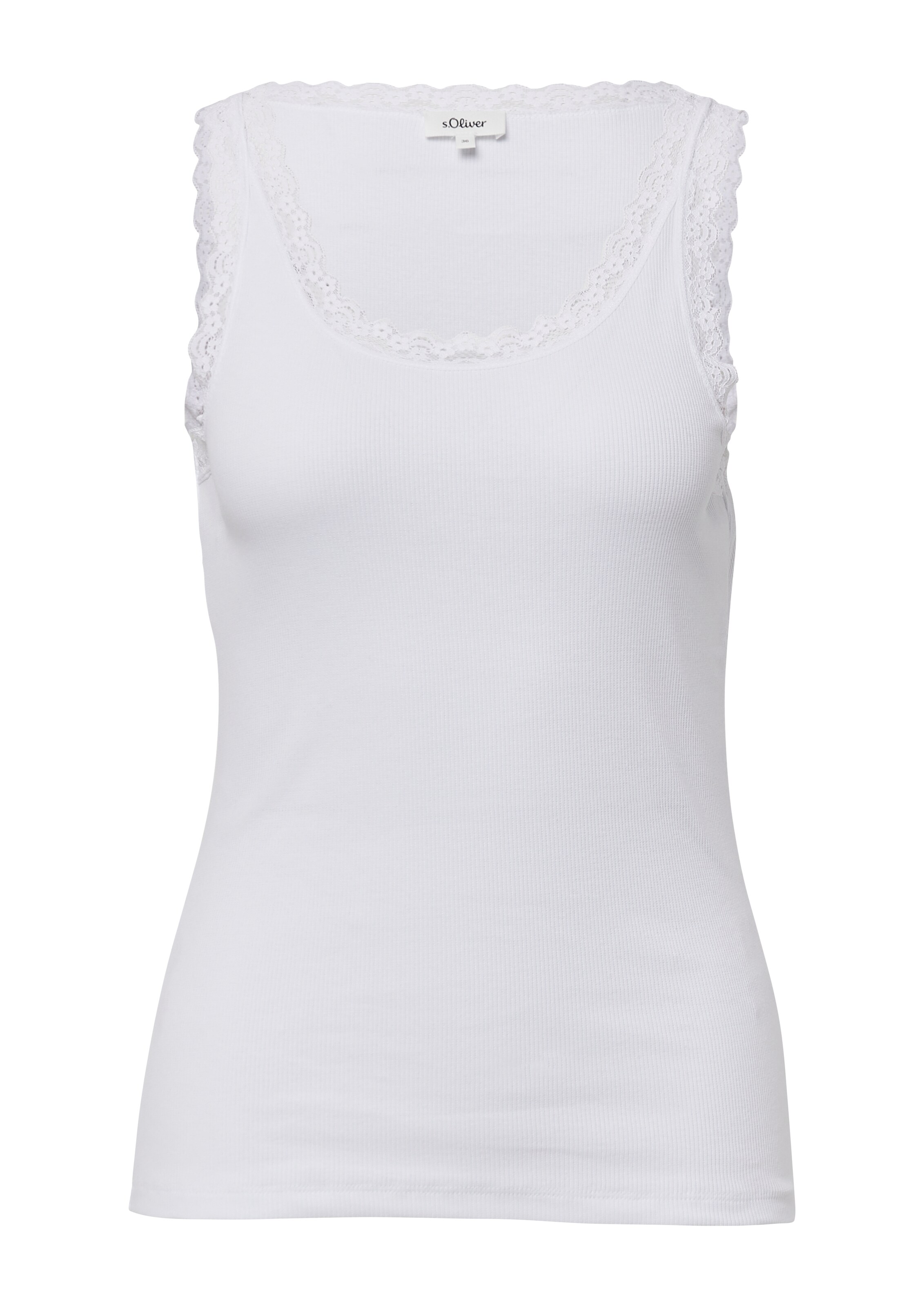 s.Oliver Top in Weiß: Vorderseite