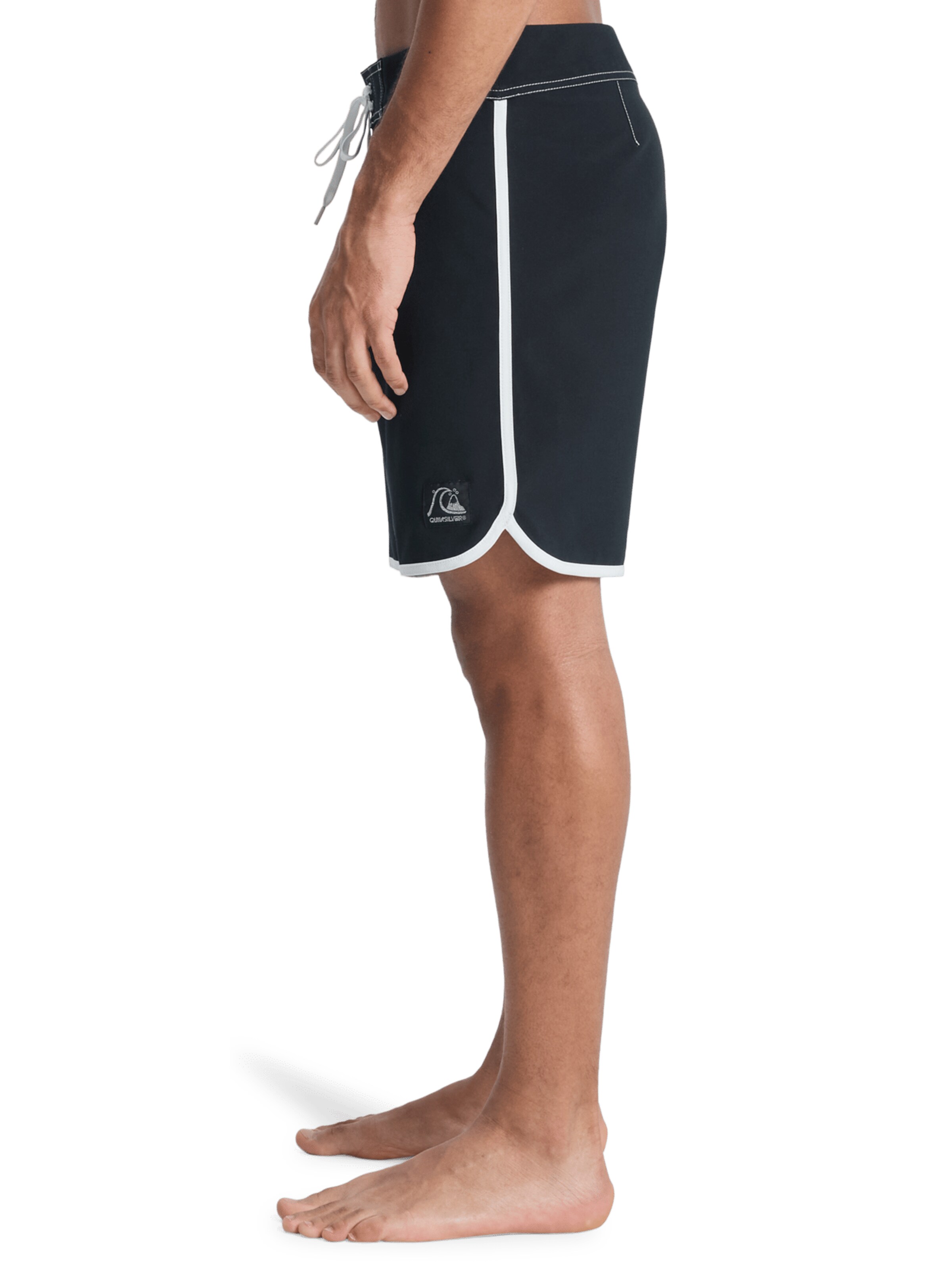 QUIKSILVER Regular Boardshorts 'Original Scallop 18' in Schwarz