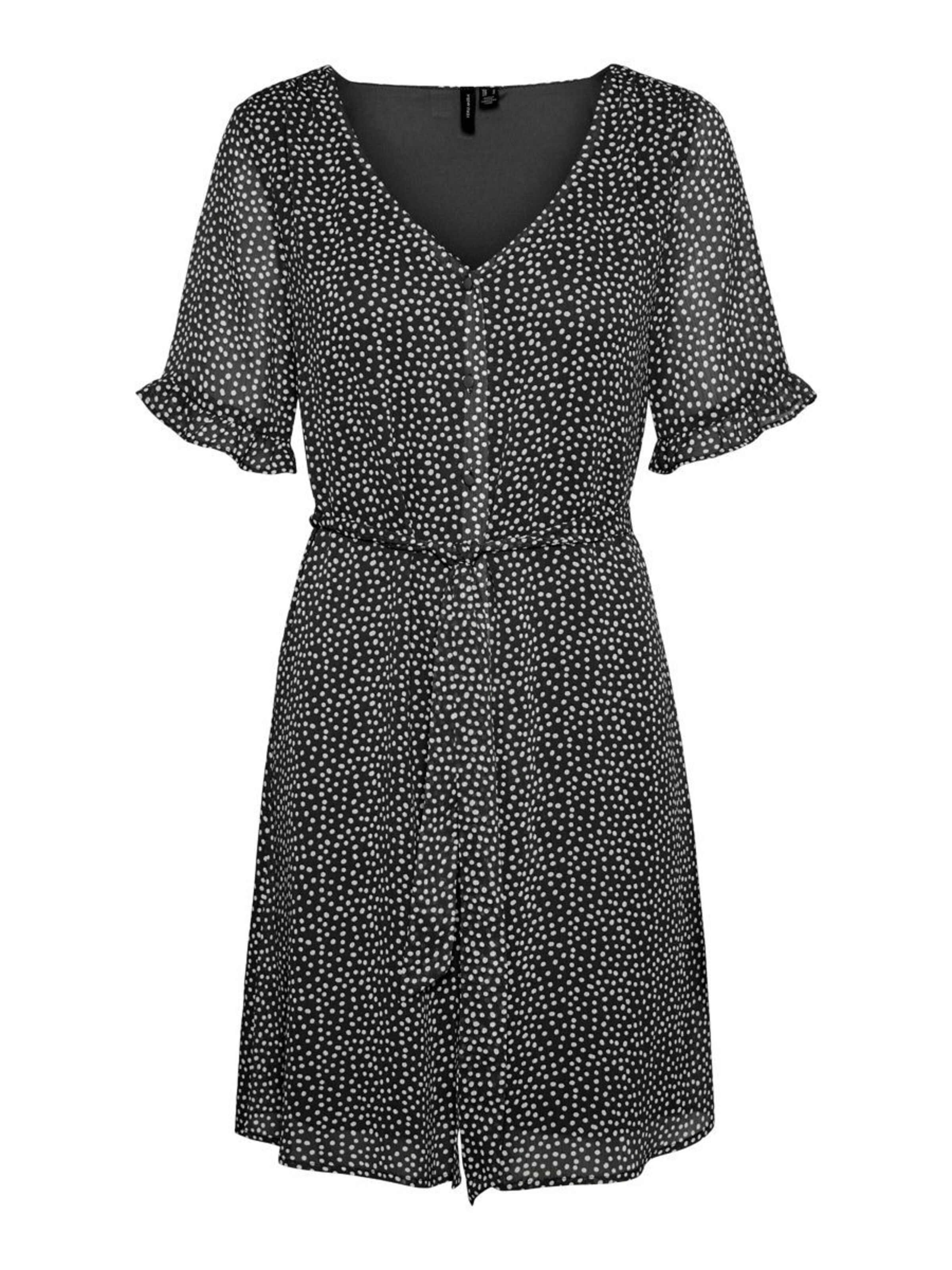 VERO MODA Vestido en negro / blanco, Vista del producto