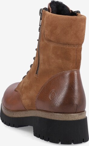 REMONTE Lace-Up Ankle Boots in Brown