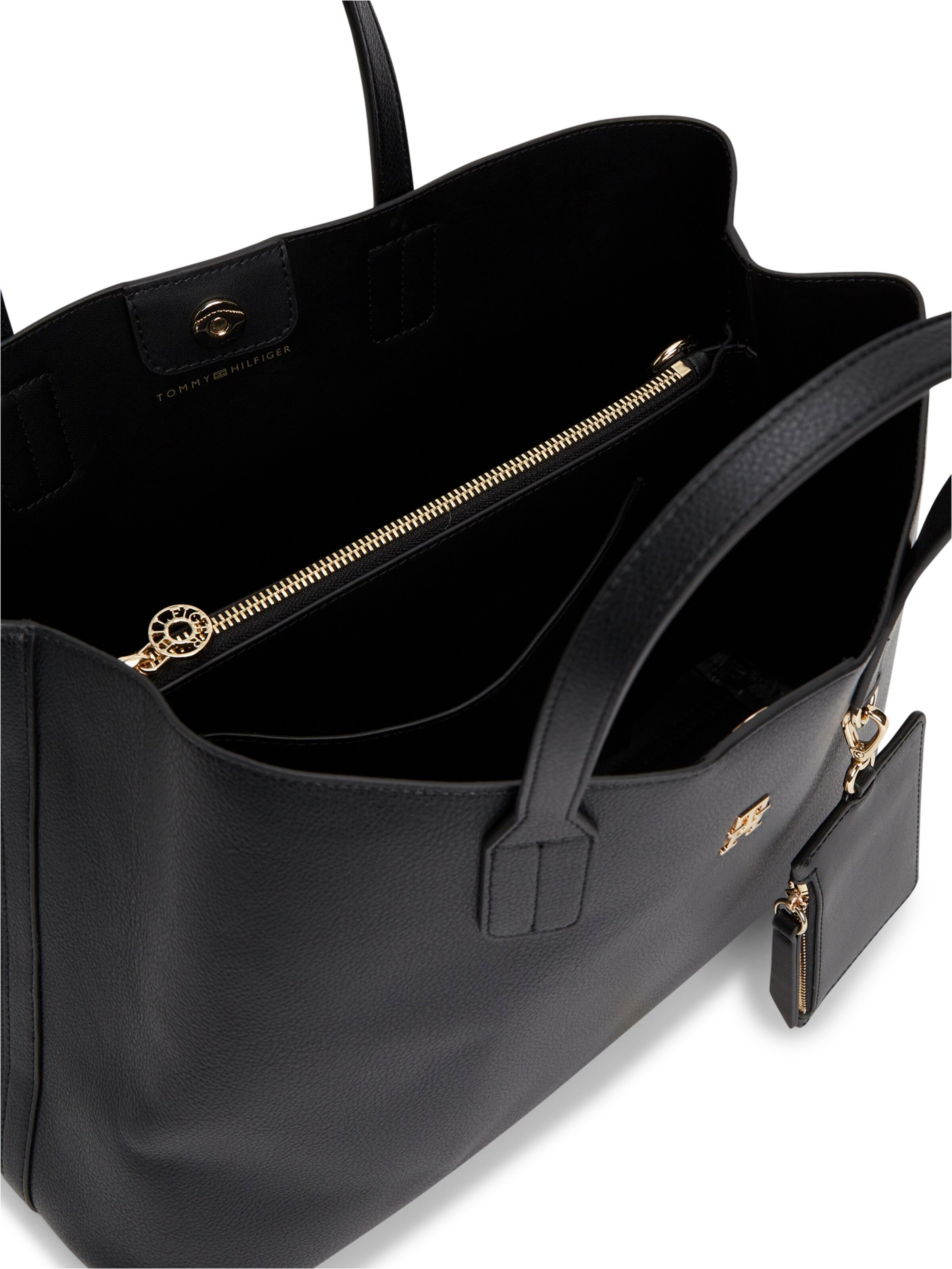 TOMMY HILFIGER Shopper in Black