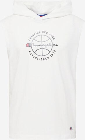 balta Champion Authentic Athletic Apparel Marškinėliai: priekis