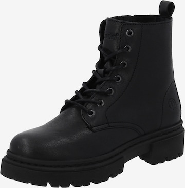 Bottines à lacets 'Kea' Palado en noir : devant