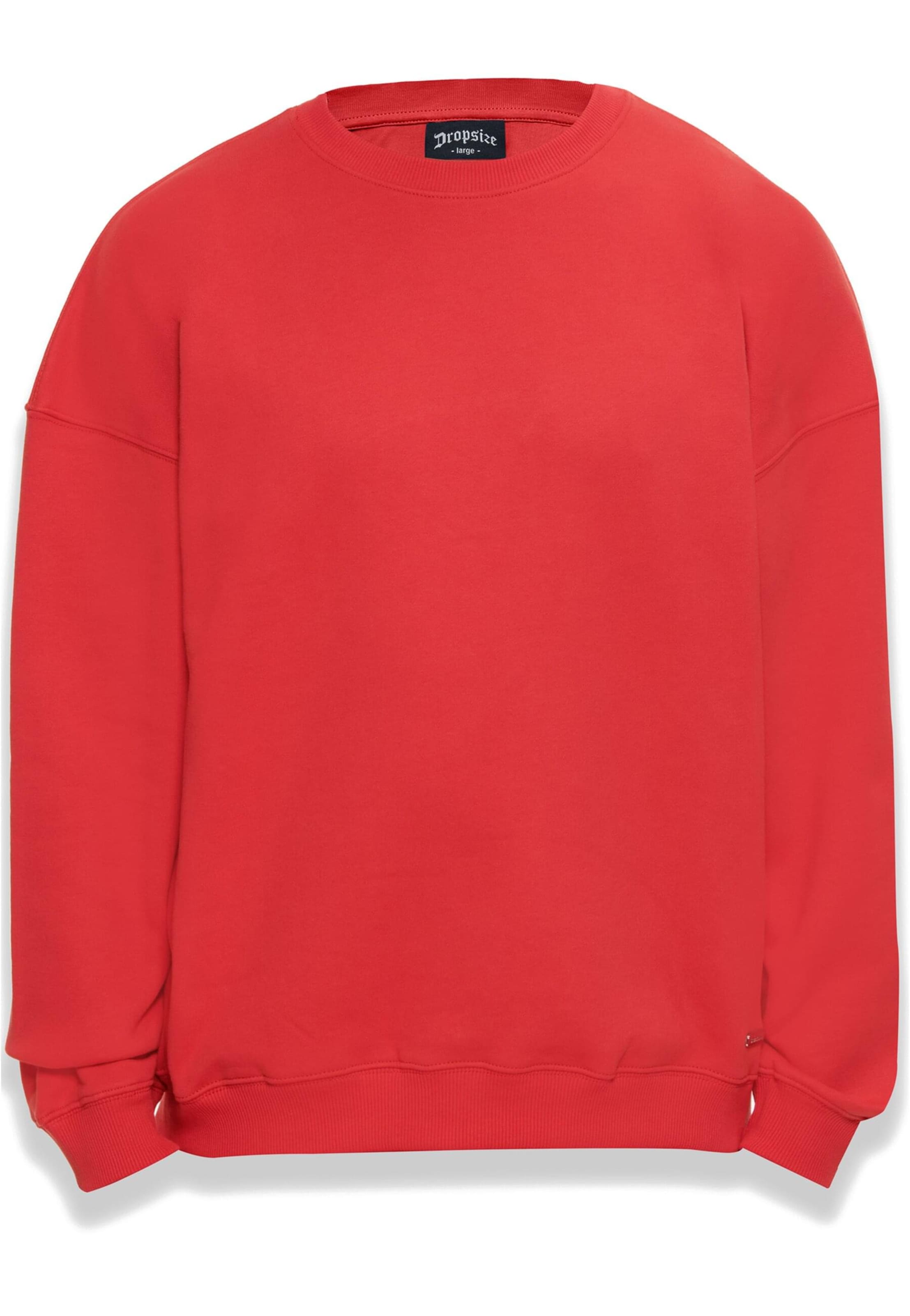 Dropsize Sweatshirt 'Bazix Republiq' i rød: forside