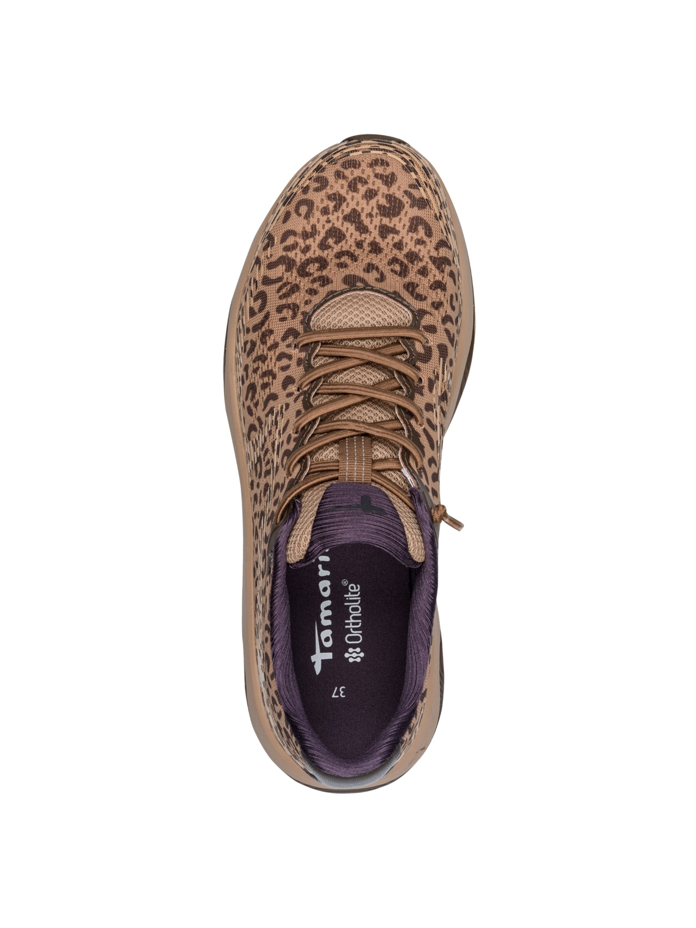 Tamaris Platform trainers in Brown