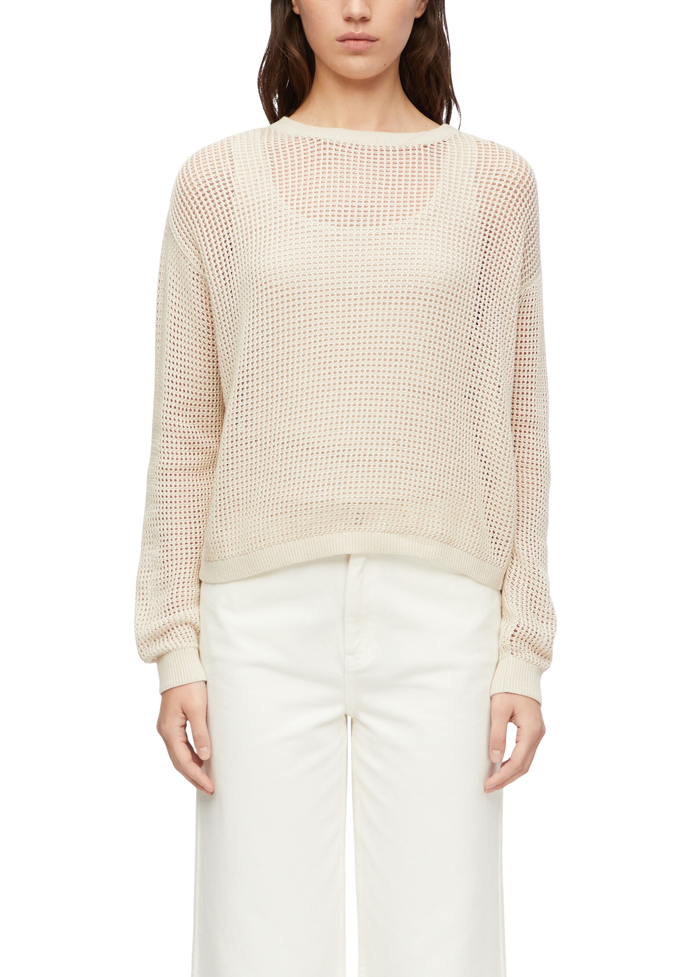 COMMA Strickpullover in Beige
