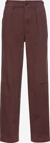 CAMEL ACTIVE Chino Pants in Purple: front