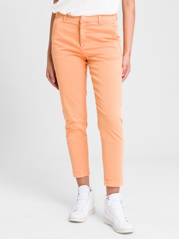 Cross Jeans Slim fit Pants in Orange: front