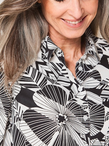 Goldner Bluse in Schwarz