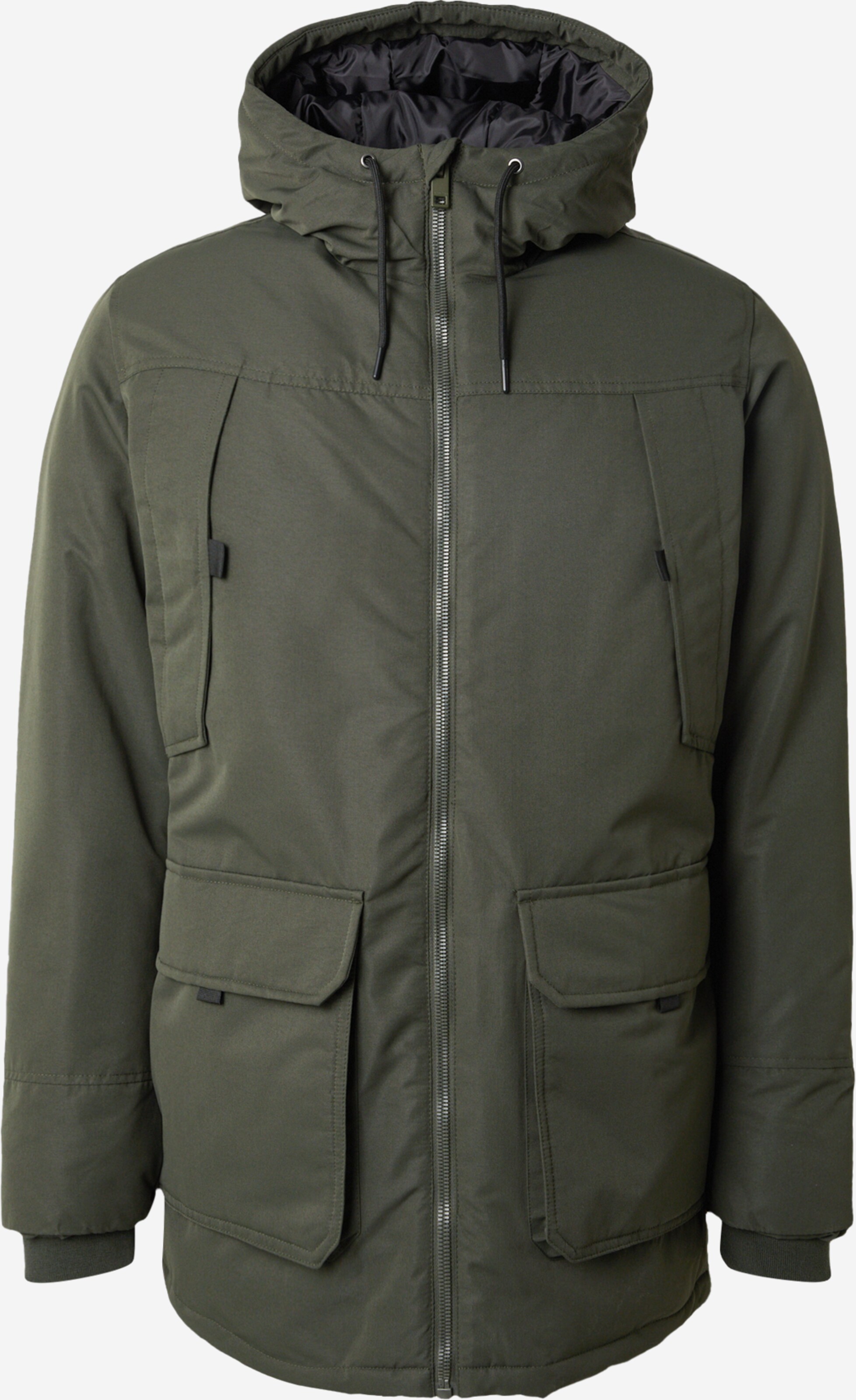 Jack & Jones JJCONSTRUCT - Abrigo de invierno - navy/azul marino