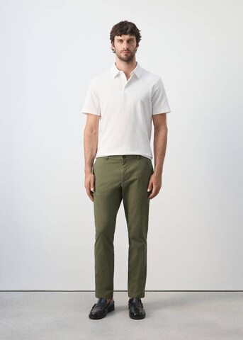 MANGO MAN Slim fit Chino Pants 'Prato' in Green