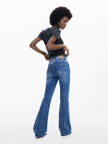 Desigual Flared Jeans in Blau
