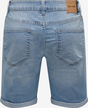 Regular Jean 'PLY' Only & Sons en bleu