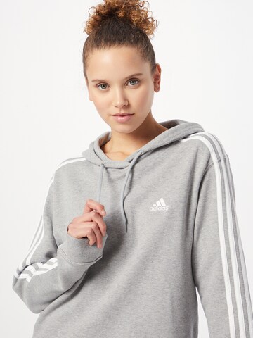 ADIDAS SPORTSWEAR Sports sweatshirt 'Essentials 3-Stripes French Terry ' in Grey