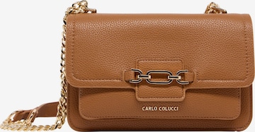 Carlo Colucci Crossbody bag 'Exner' in Brown: front