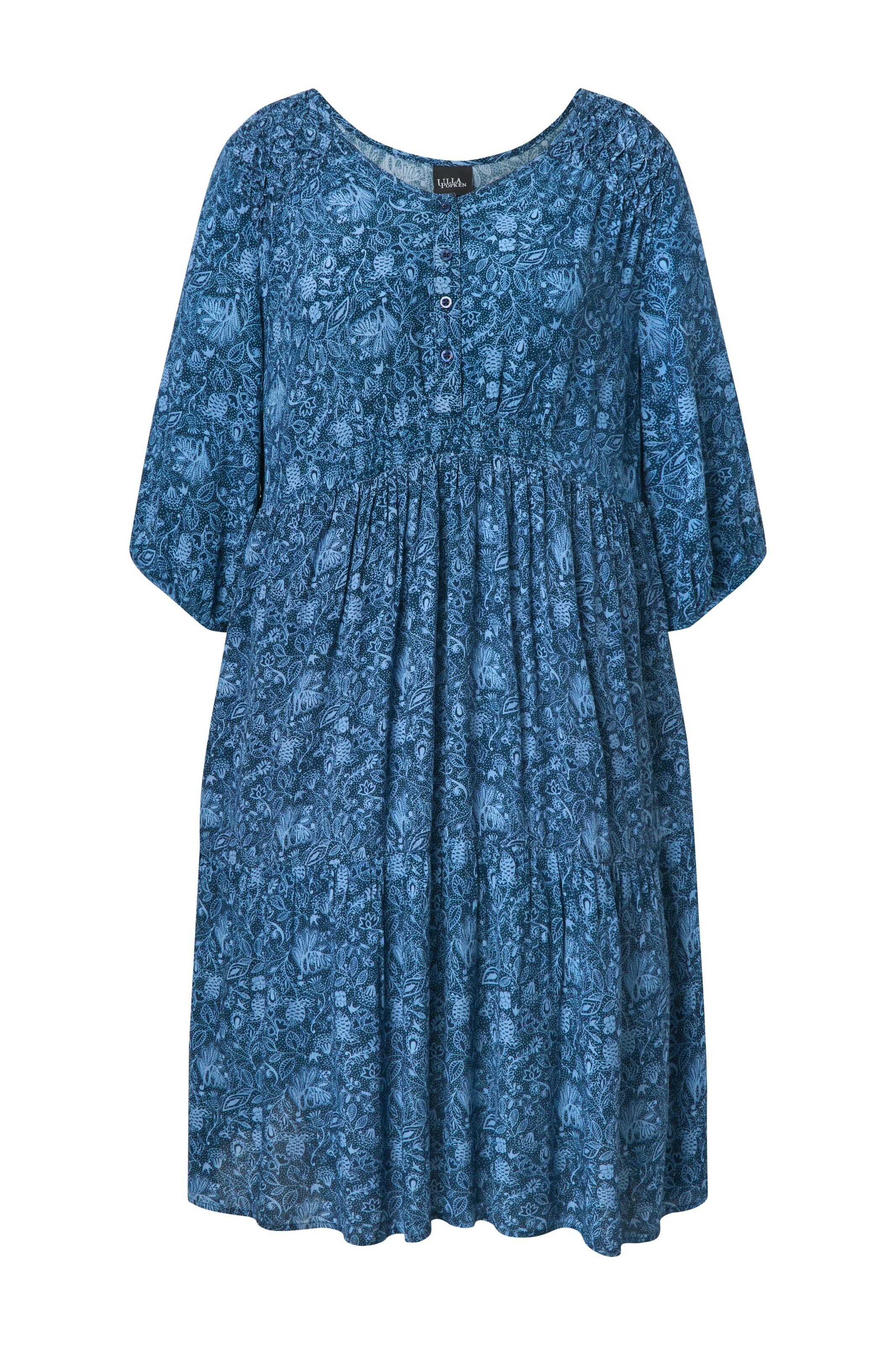 Ulla Popken Kleid in Blau: Vorderseite