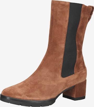 Högl Chelsea boots in Bruin: voorkant