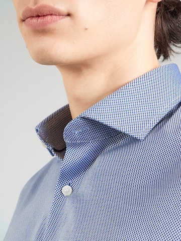 OLYMP Přiléhavý střih Košile 'No 6 six' – modrá