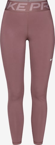 NIKE Sportbroek in Lila: voorkant