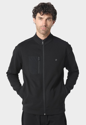 Giacca di felpa 'Ellinger' di 883Police in nero: frontale