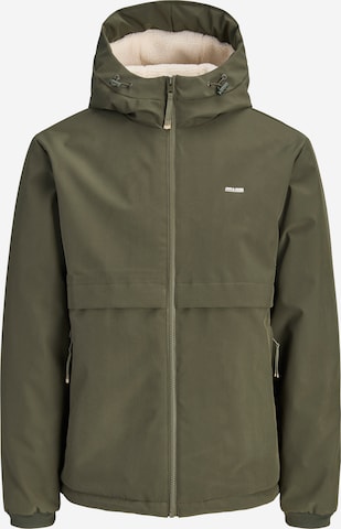 žalia Jack & Jones Premium Demisezoninė striukė: priekis