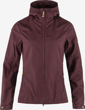 Fjällräven Funktionsjacke 'Stina' in Rot: Vorderseite
