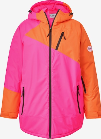 Angel of Style Athletic Jacket in Pink: front