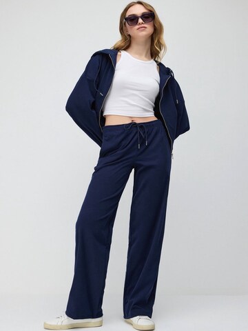 No Matter What Wide leg Broek in Blauw