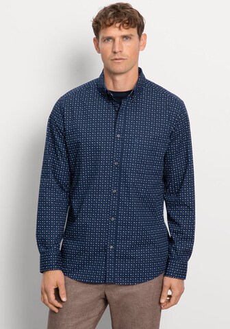 OLYMP Regular Fit Hemd in Blau: Vorderseite