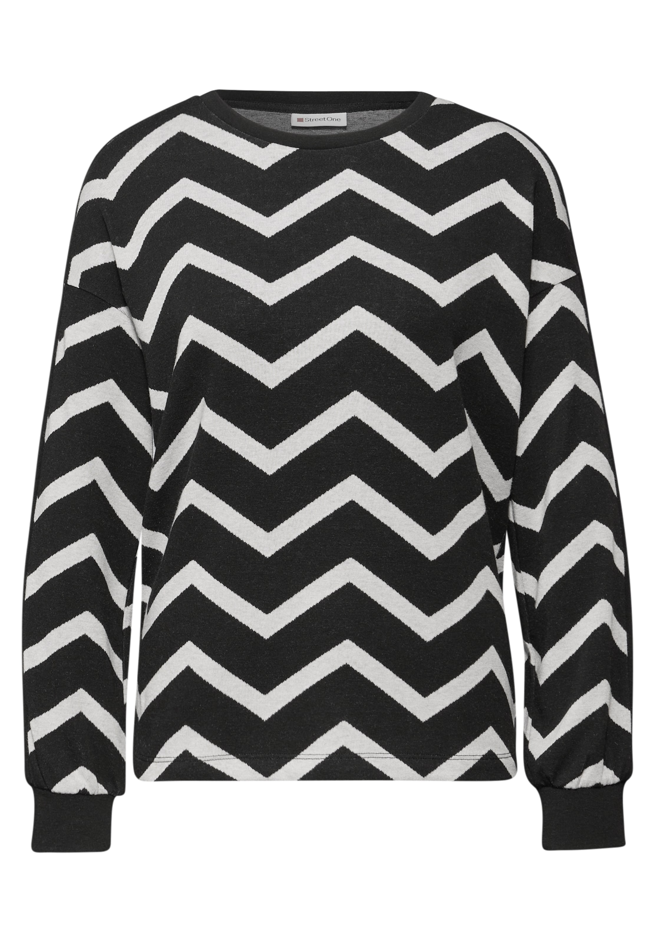 STREET ONE Shirt in Black: front