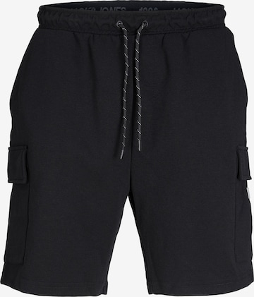 JACK & JONES Regular Cargo Pants in Black: front