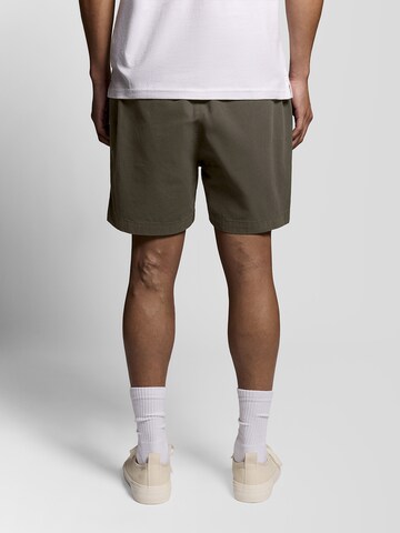Lyle & Scott Regular Broek in Zwart