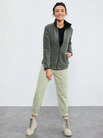 Tommy Life Fleece jas in Groen