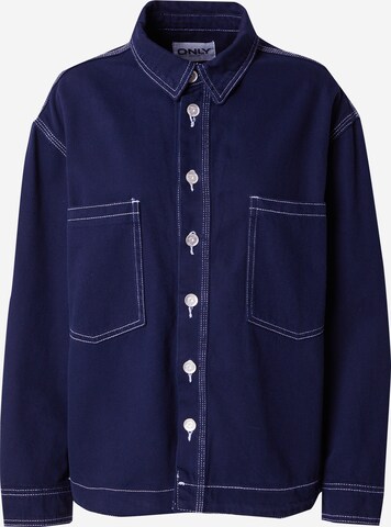 ONLY Between-Season Jacket 'VILJE' in Blue: front