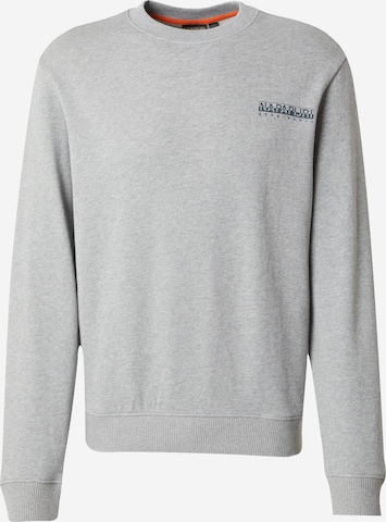 Sweat-shirt 'B-SOVANA' NAPAPIJRI en gris : devant