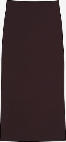 Bershka Skirt in Brown: front
