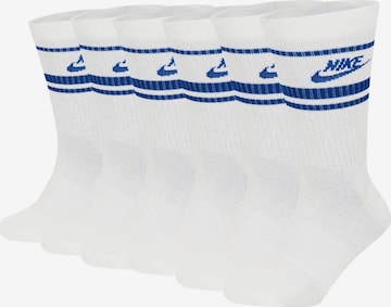 NIKE Sports socks in White: front