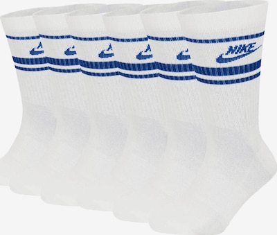 NIKE Sportsocken in 42-46 in blau / weiß, Produktansicht