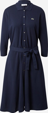 LACOSTE Shirt Dress in Blue: front