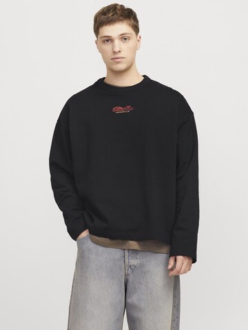 JACK & JONES Sweatshirt in Black: front