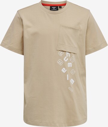 T-Shirt ' MARCEL ' Hummel en beige : devant