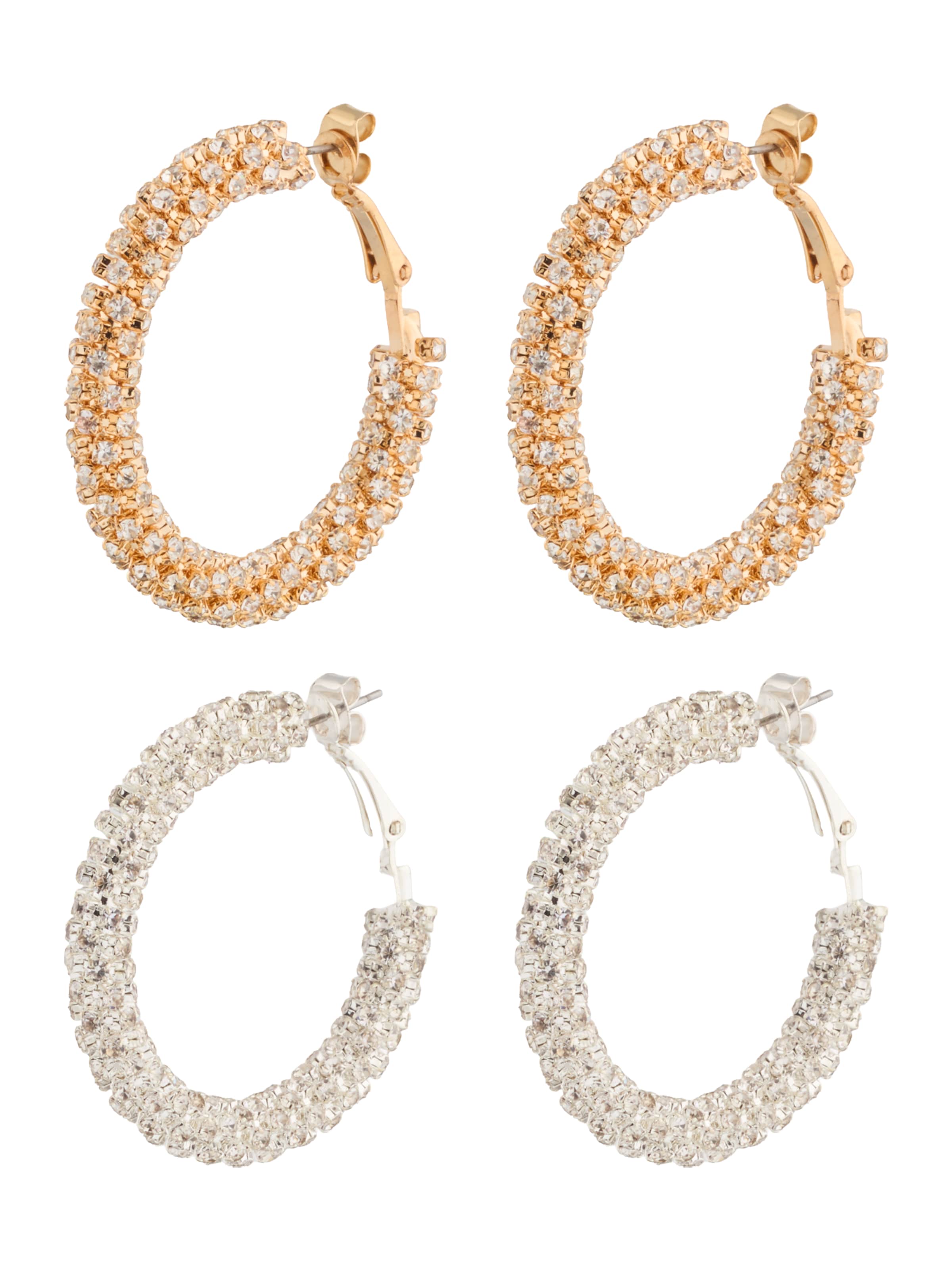 studioselect Ohrringe in gold / silber, Produktansicht