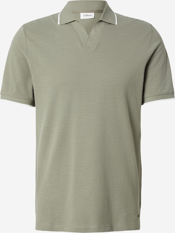 s.Oliver Тениска в зелено: отпред