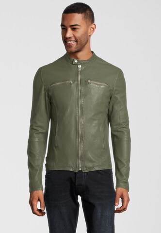 Goosecraft Between-Season Jacket in Green: front