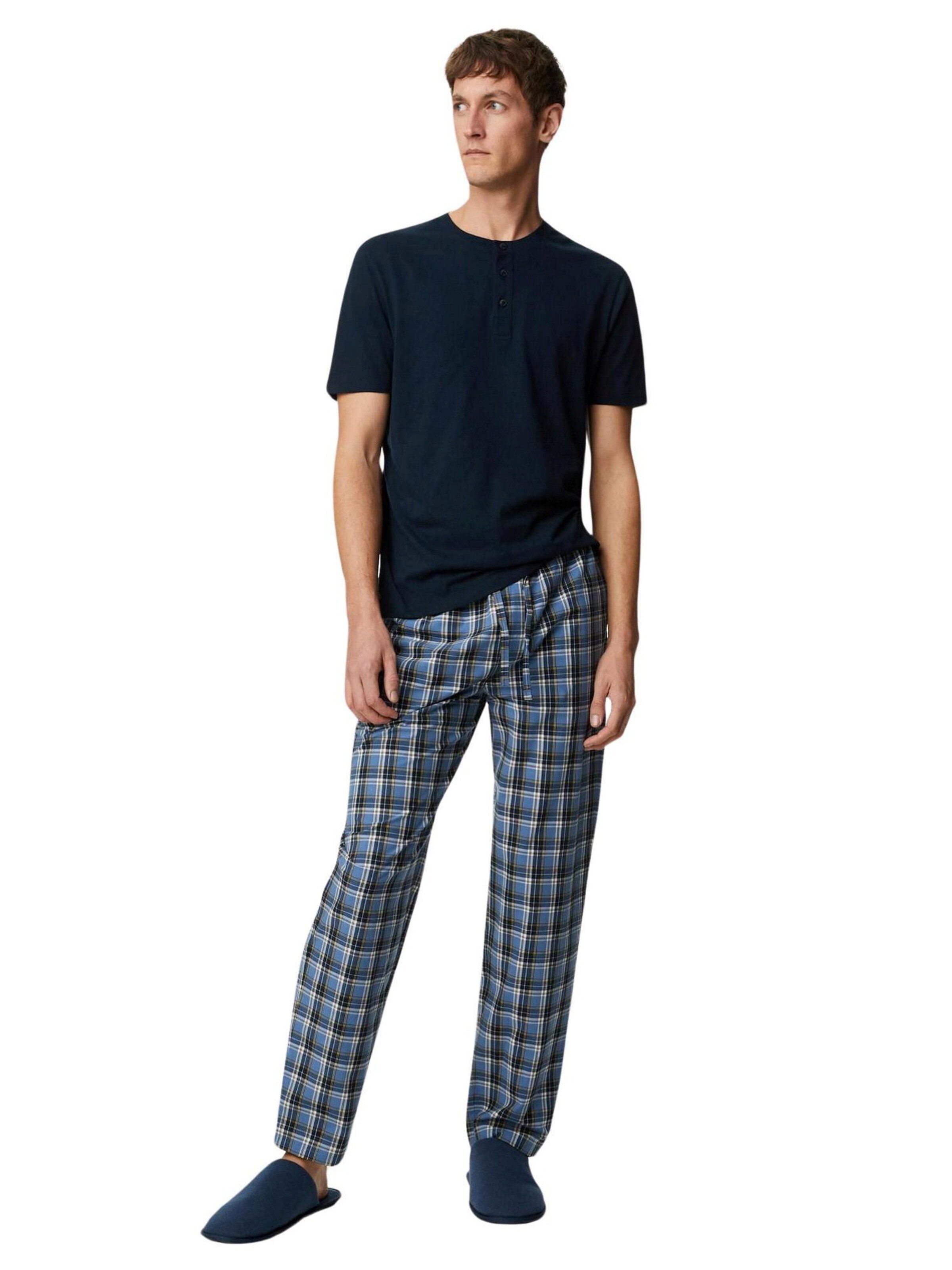 Pyjama long Marks & Spencer en mélange de couleurs : devant