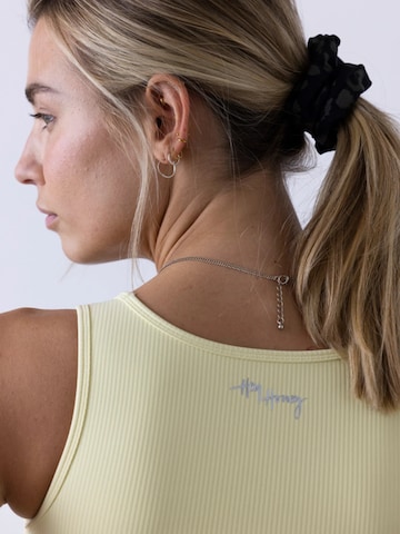 Haut de sport 'Longline Tank Ribbed' Hey Honey en jaune