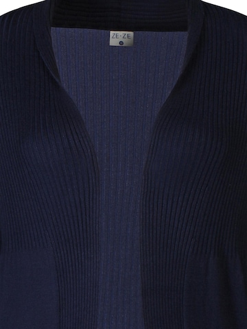 ze-ze Gebreid vest 'Florian 723' in Blauw