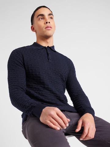 Only & Sons Sweter 'KALLE' w kolorze niebieski: przód