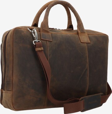 Plevier Document Bag in Brown